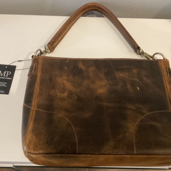 BROWN LEATHER PURSE - Picture 12 of 15